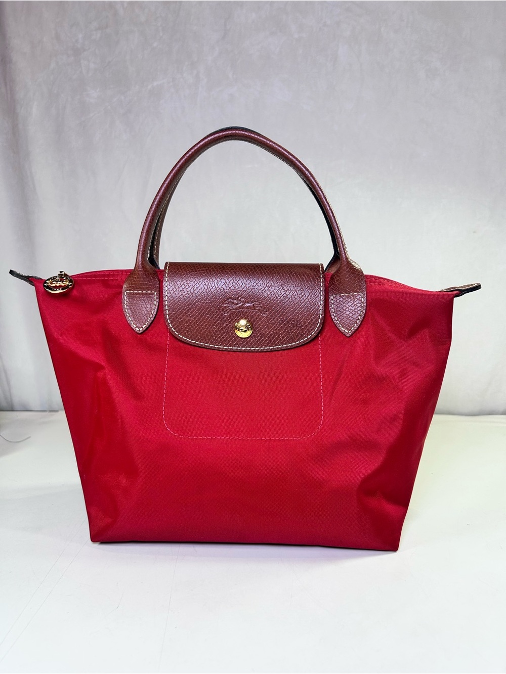 LONGCHAMP LE PLIAGE ORIGINAL S HANDBAG Red - Recycled canvas L1621089545